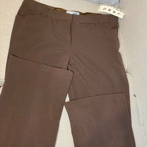 Brown dress slacks size 15 long